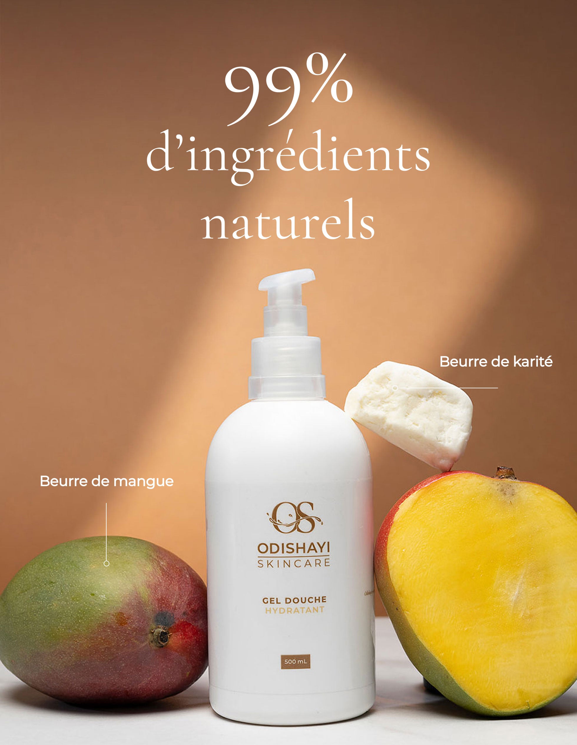 Gel douche hydratant